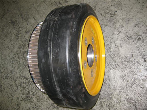 Picture of DRIVE WHEEL. WITH TOOTHINGAND RIM, FOR CF