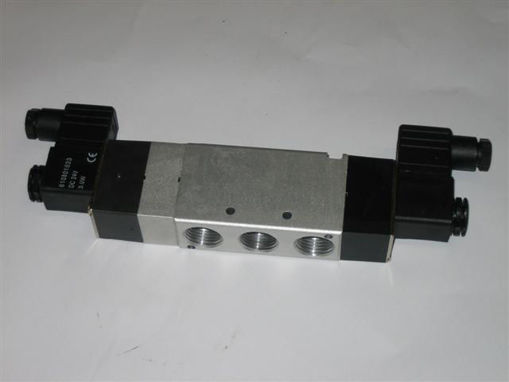 Picture of SOLENOID VALVE. 1/2-5/3-WAYS-TP.P WITH COIL 24VDC